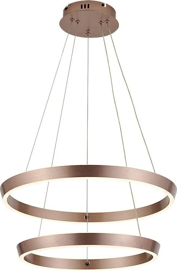 Rabalux 72403 - NEVIRA LED dimmelhető, kábellel függesztett függőlámpa LED/45W/230V 3000-6500K+távirányító