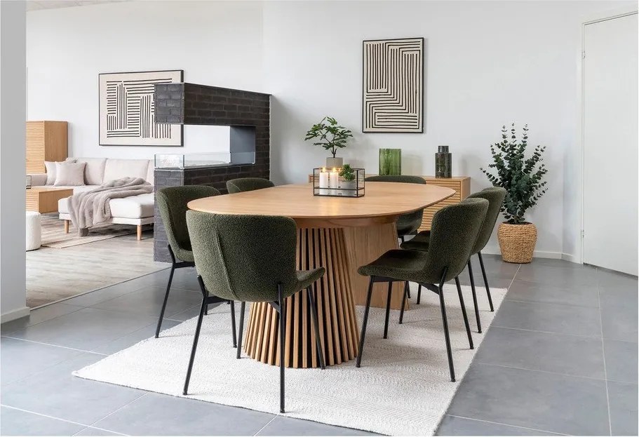 Zöld üveg váza (magasság 26,5 cm) – House Nordic