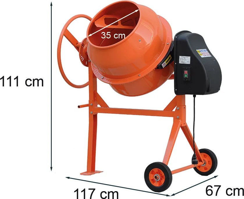 Mixer 120 betonkeverő 120 l