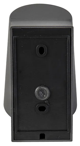 Modern kültéri lámpa antracit színben, LED-del és szürkületi érzékelővel - Uma