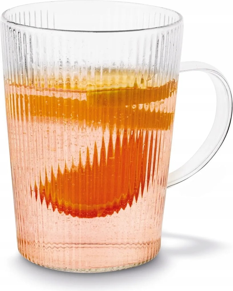 Boroszilikát kávés és teás pohár 440 ml