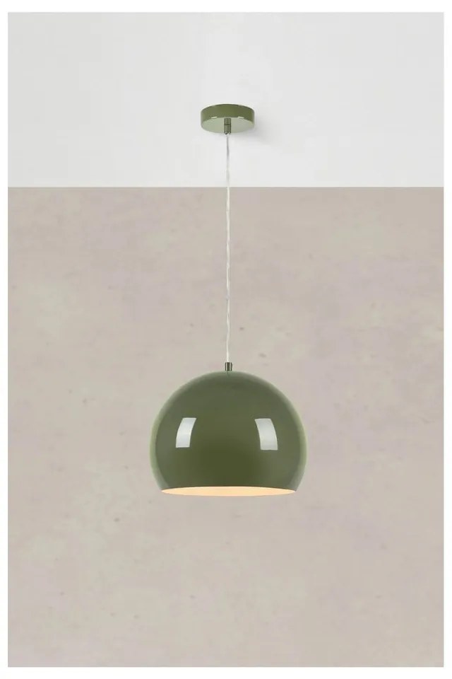 Zöld függőlámpa fém búrával ø 28 cm Pop – Markslöjd