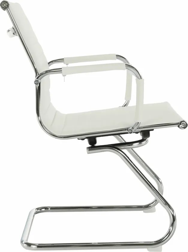 Tárgyalószék, fehér, AZURE 2 NEW TYP 2