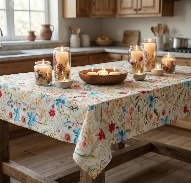 EMI Aurelin asztalterítő, 150 cm átmérőjű kerek