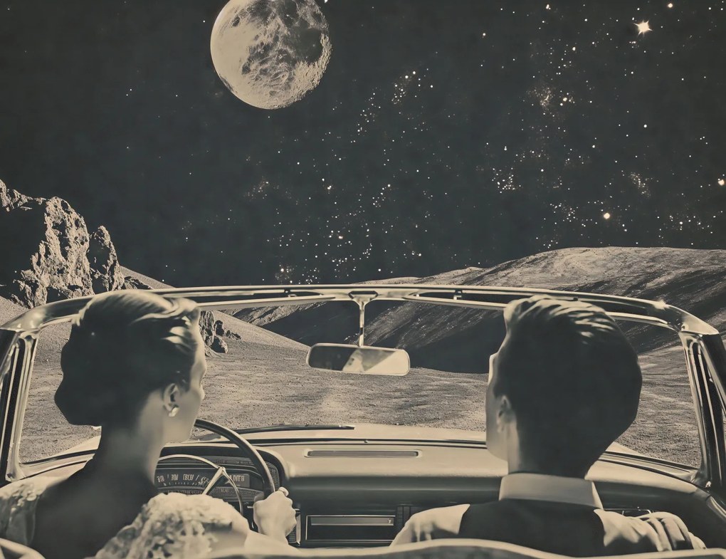 Poszter 65x50cm Vigyél engem a Holdra