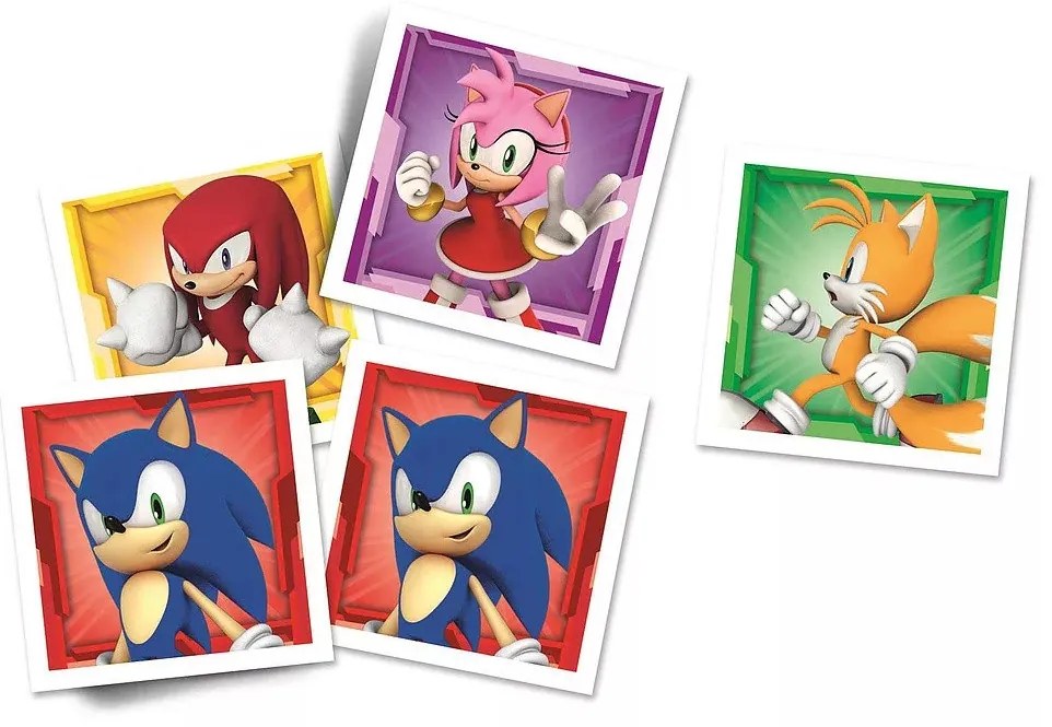 Sonic a sündisznó Characters memóriajáték 48 db-os Clementoni