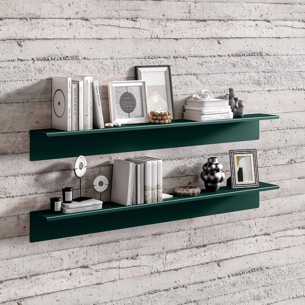 JOANNE fali polc 1200 mm, Modern: palackzöld