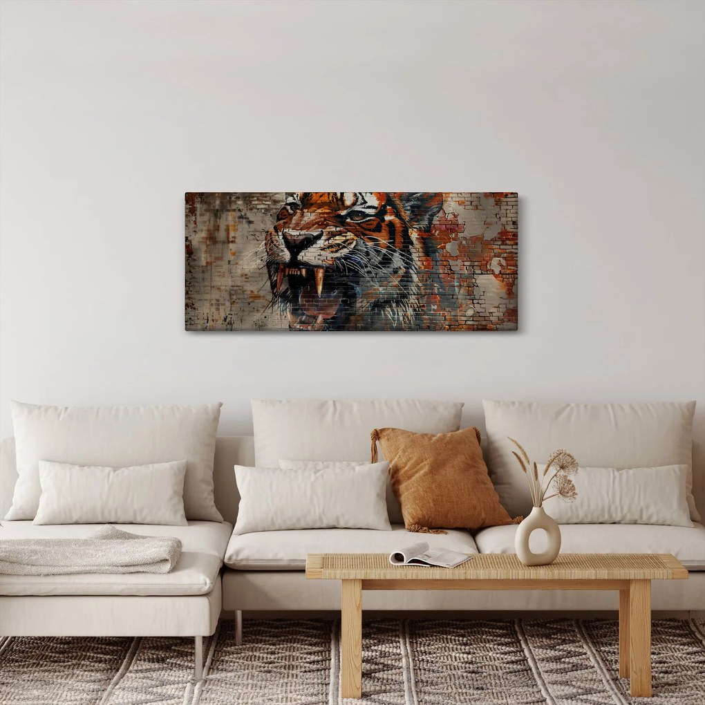 Kép - Téglatigris (120x50 cm)
