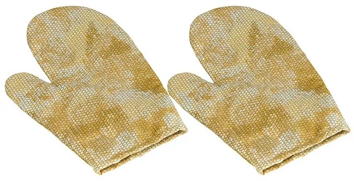 Bellatex Kígyóbőrmintás edényfogó barna, 28 x 18 cm, 2 db