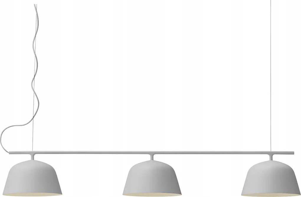 Muuto Ambit Rail Tripla Függő Lámpa Szürke