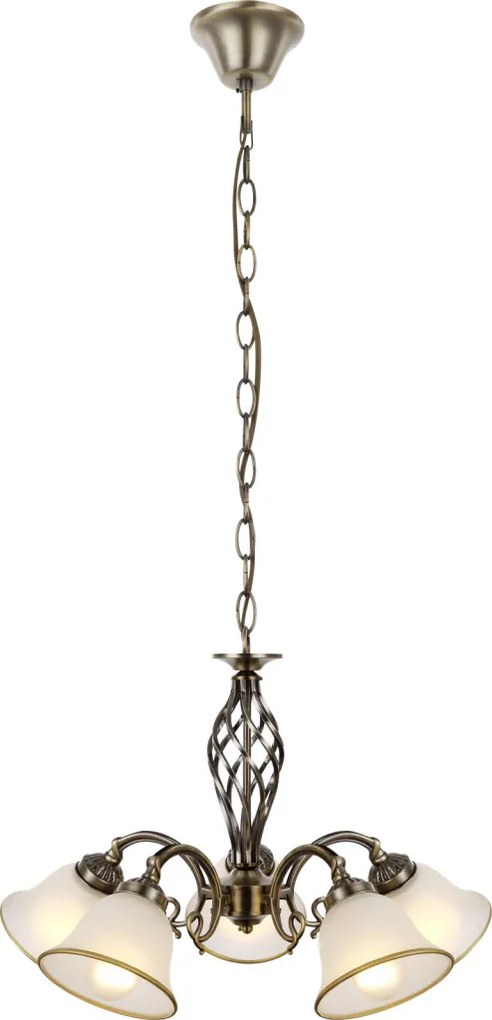 Csillár Antik bronz ODIN GLOBO-60208-5