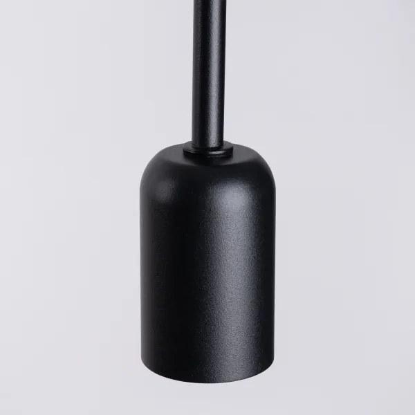 Sollux SL.1433 - Fali lámpa LOOP 1xE27/15W/230V fekete