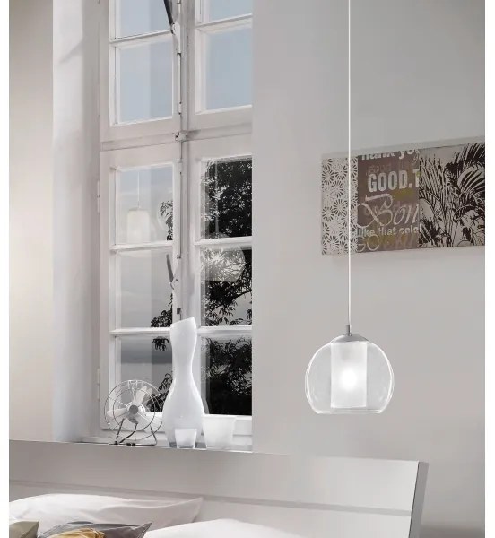 EGLO 92761 - Függeszték BOLSANO 1xE27/60W