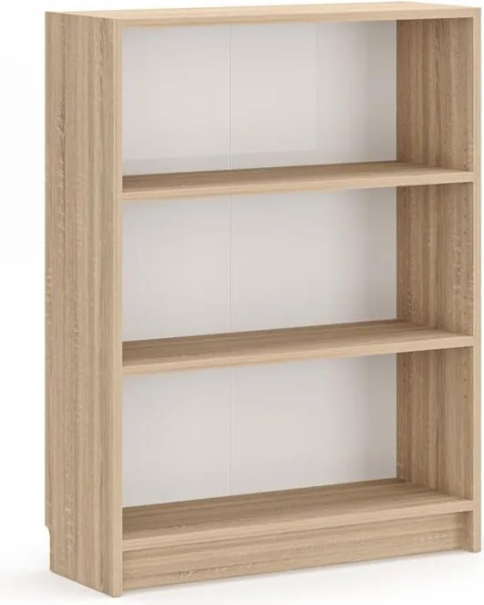 Könyvespolc, sonoma tölgy, 80 cm – Bili3