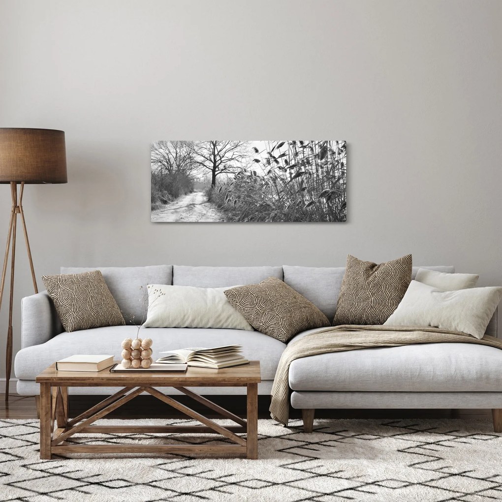 Kép - Mezők télen (120x50 cm)