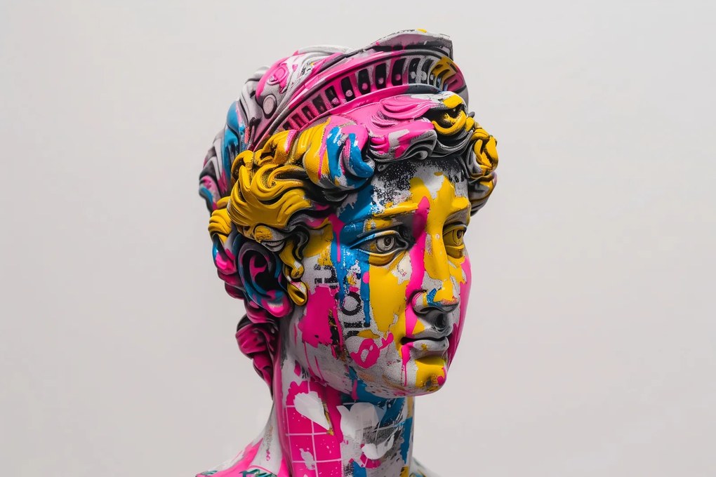 Poszter 60x40cm Klasszikusan, de színesen