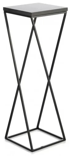 LOFT virágtartó állvány 70x24 cm fekete