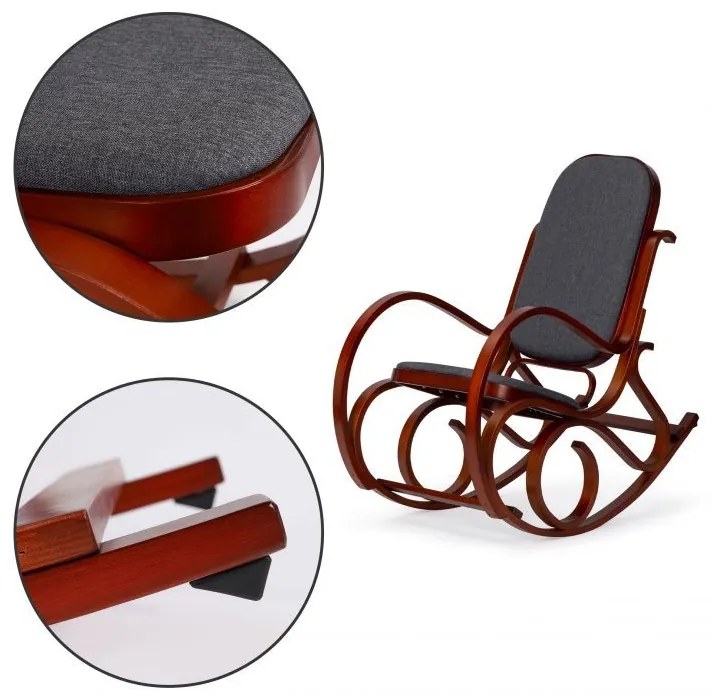 Klasszikus fa hintaszék Relax