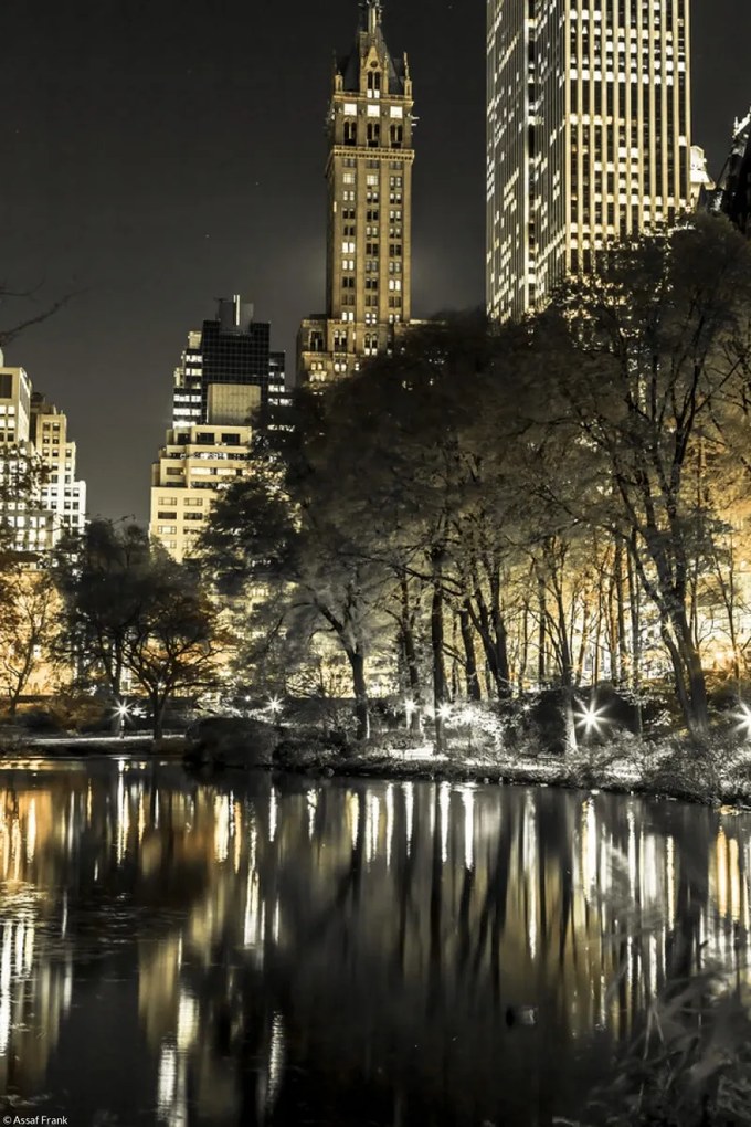 Poszter 20x30cm Esti kilátás a New York-i Central Parkra 9, Assaf Frank