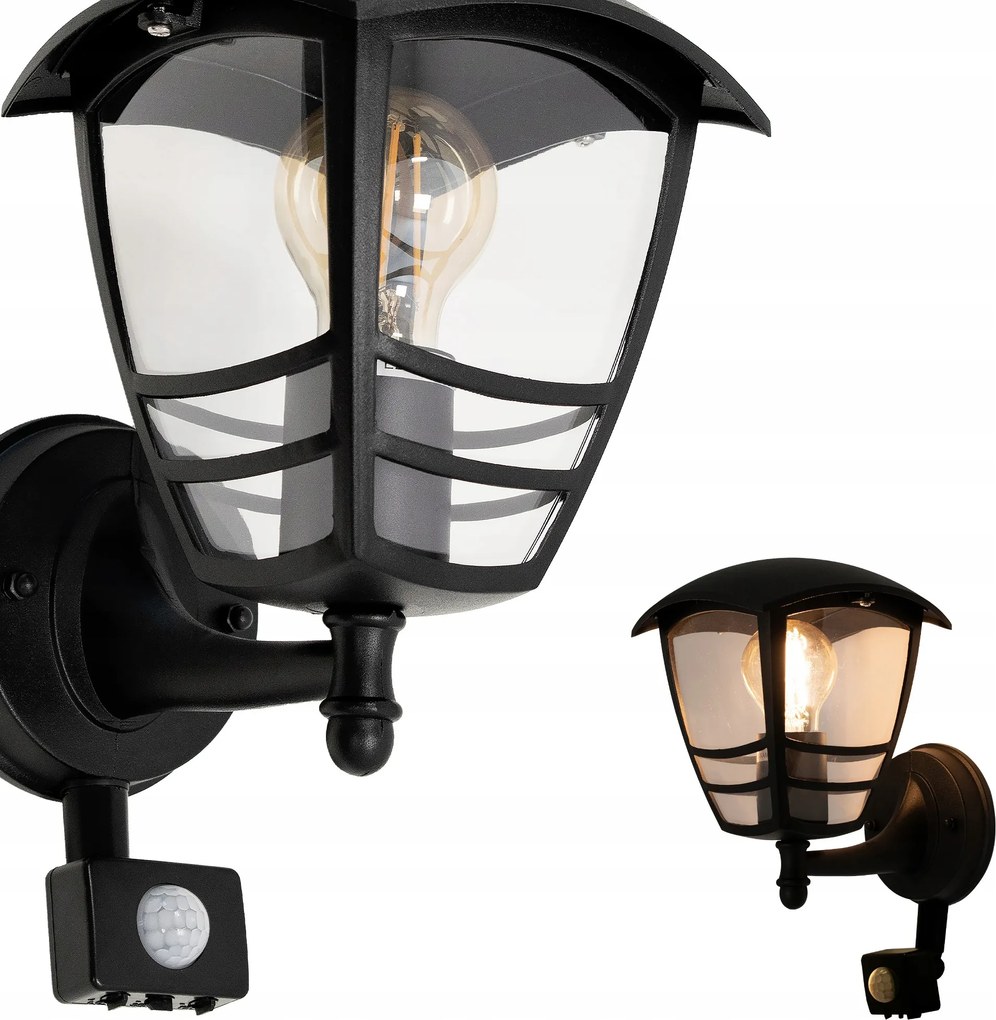 Edo Kerti fali lámpa érzékelővel Imma kültéri homlokzati lámpa E27