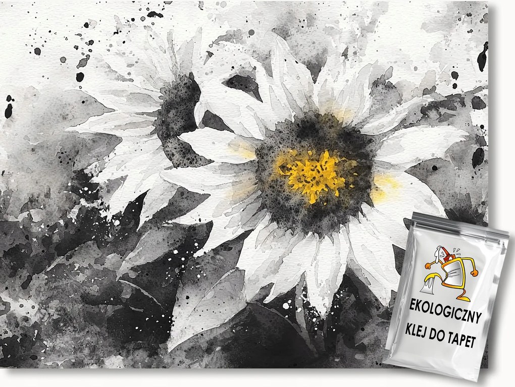 Fotótapéta Flizelina Grafika Természet Virág Napraforgó Loft 200x140 ragasztó