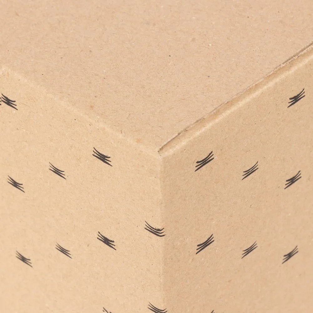 Teddy 2 db-os bézs tárolódoboz szett, 42 x 30 cm - Compactor