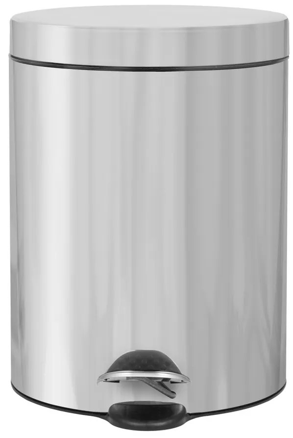 Alda Soft Close Freedom Fresh 5 l pedálosszemetes, rozsdamentes acél, fényes, 5 l