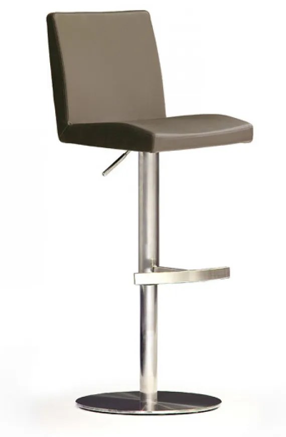 LOPES 1 INOX BőR Cappuccino Bárszék