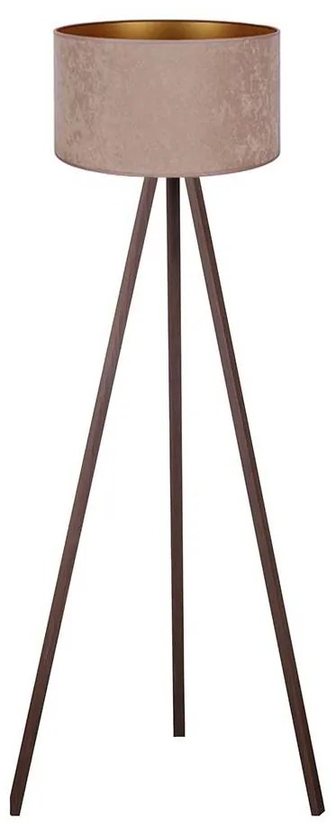 Brilagi - Állólámpa VELVET 1xE27/60W/230V barna/bézs