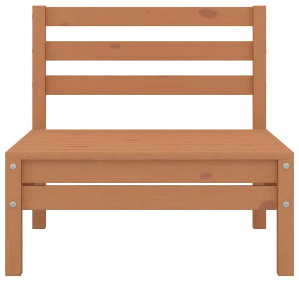 4 részes mézbarna tömör fenyőfa kerti ülőgarnitúra