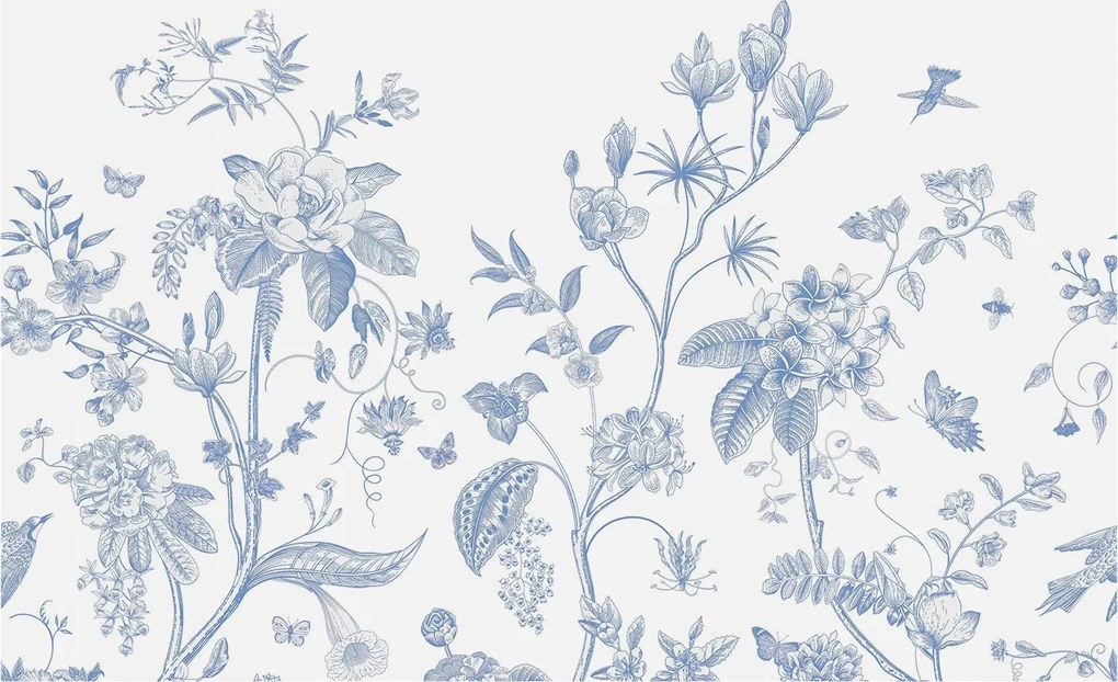 Fotótapéta Flizelin Dekoratív az irodába Virágmintás 416x254 Ragasztó