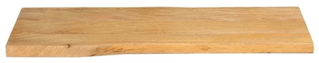 tömör mangófa természetes élű asztallap 90 x 40 x 2,5 cm