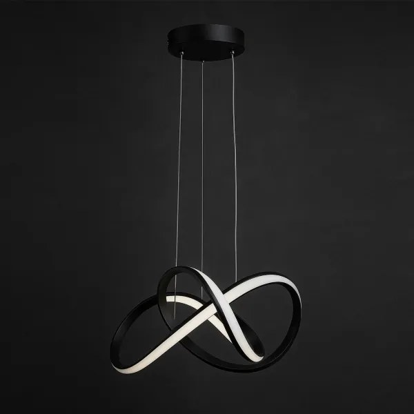 ONLI - LED Csillár zsinóron DAFNE LED/30W/230W 4000K fekete