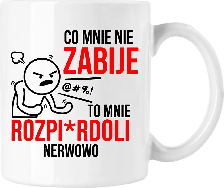 Bögre Ami nem öl meg Mém Fehér 330ml