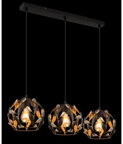 Globo 15759-3H - MIKA függőlámpa kábellel 3xE27/40W/230V