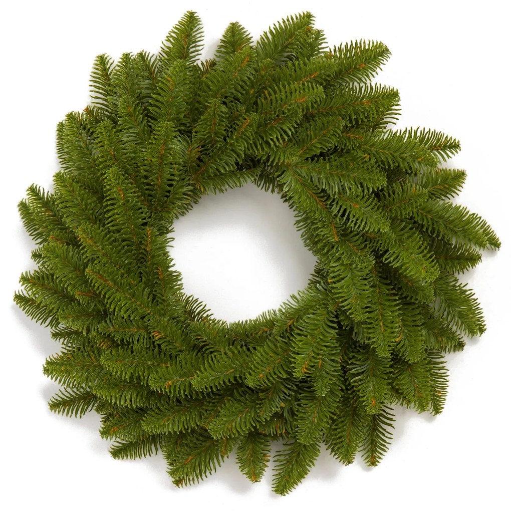 100% 3D-s Kaukázusi Jegenyefenyő adventi koszorú 50cm