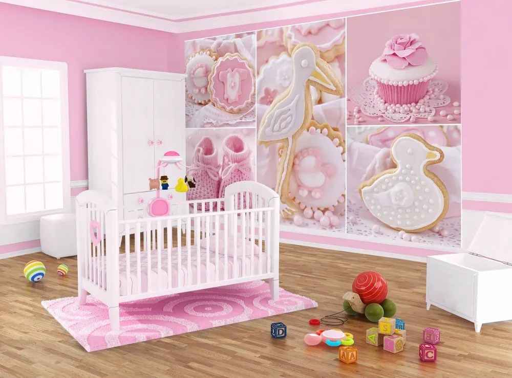 Babaszobába poszter, fotótapéta, Vlies (250 x 175 cm)