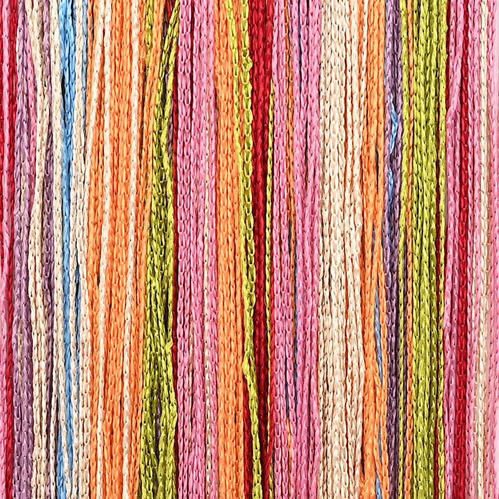 2 db többszínű zsinórfüggöny 140 x 250 cm