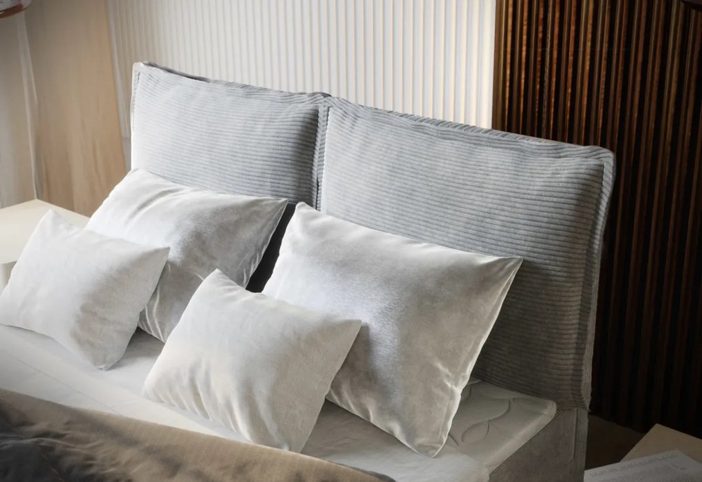 MANTA boxspring kárpitozott ágy, 160x200, poso 135