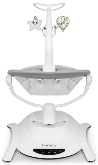 Lionelo - BELLA zenélő babahinta, betonszürke + távirányító