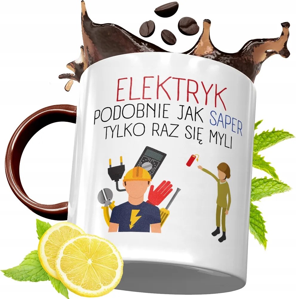 Bordó Bögre Villanyszerelőnek Születésnapi Ajándék fényképes nyomtatással