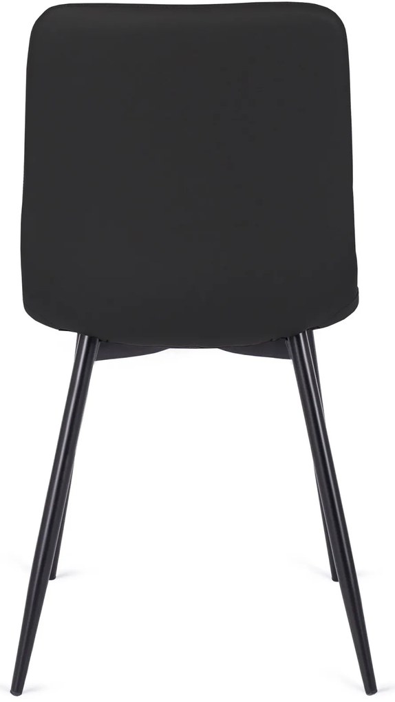 Fekete Eco-bőr Étkezőszék. BILI