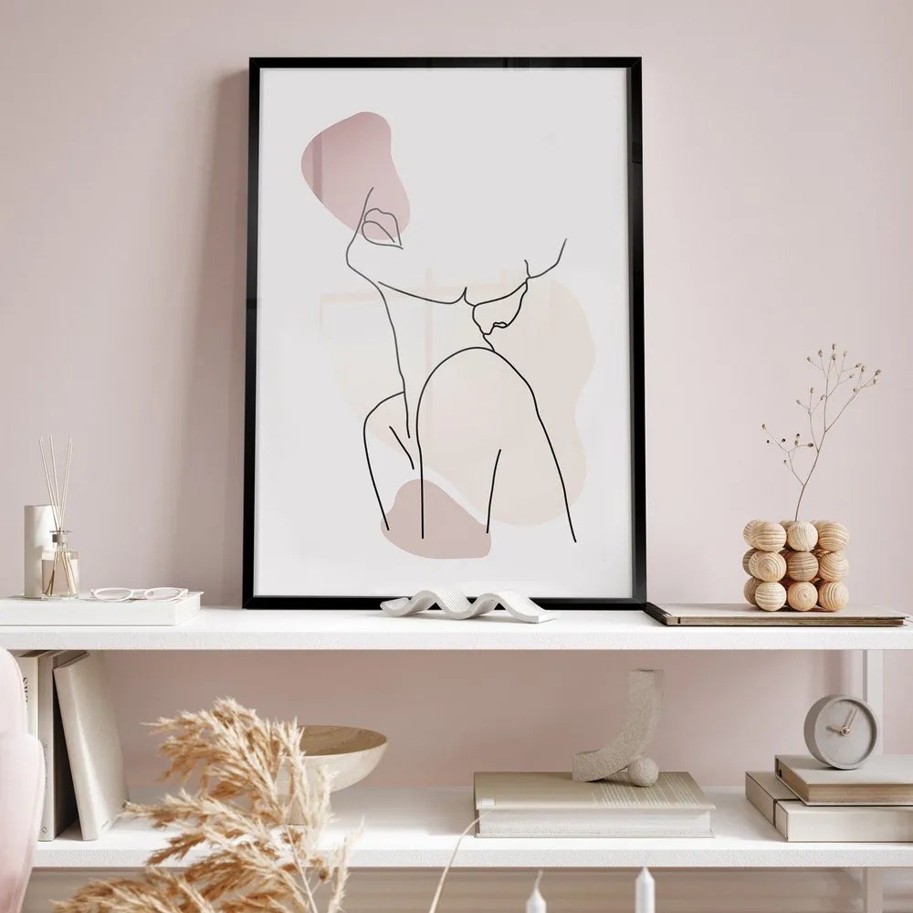Kép 50x70 cm Woman Pink – Styler