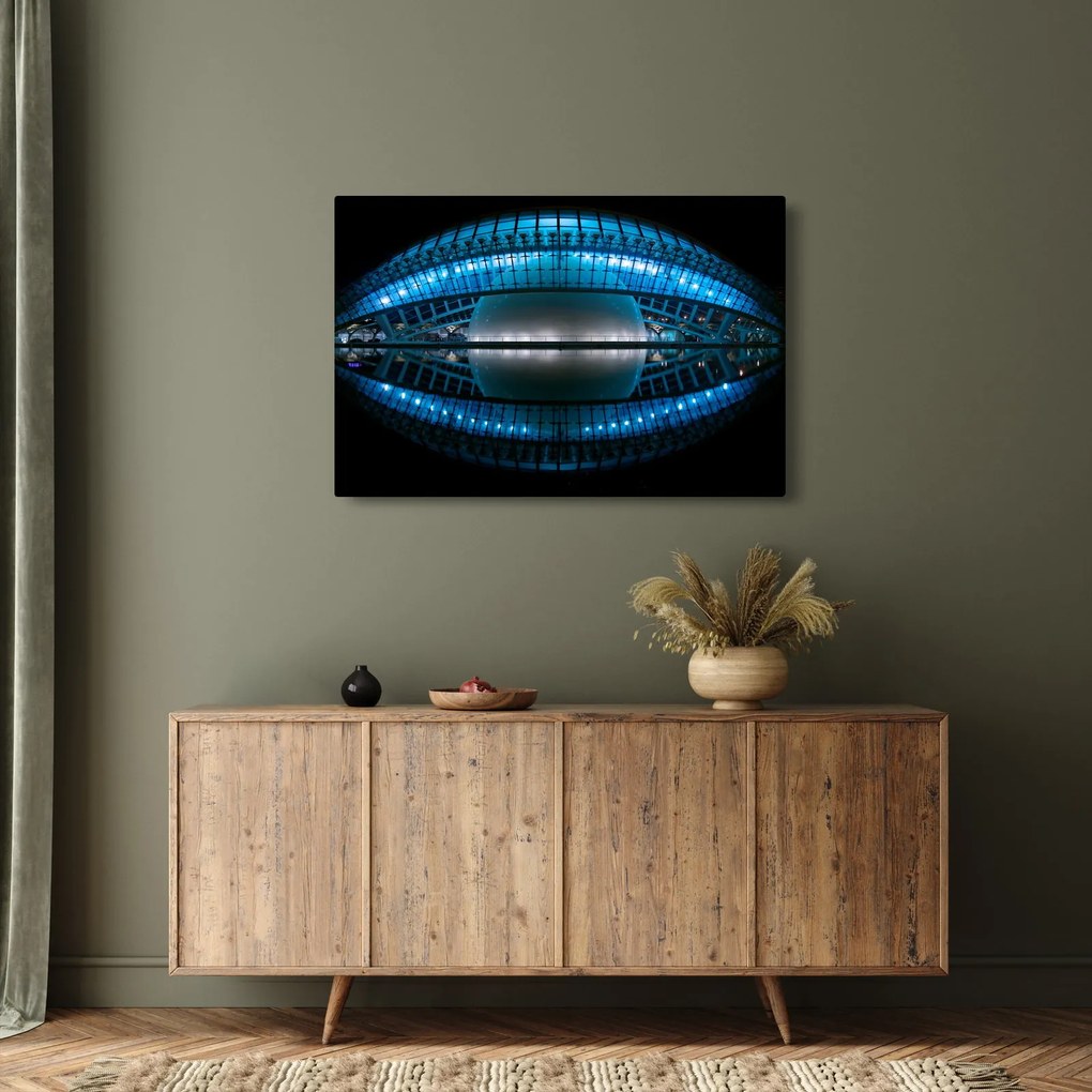 Egy kép a futballstadionról (90x60 cm)