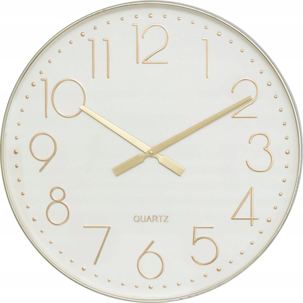 Falióra kerek 51cm fehér Laure dekoratív nappali arab számok