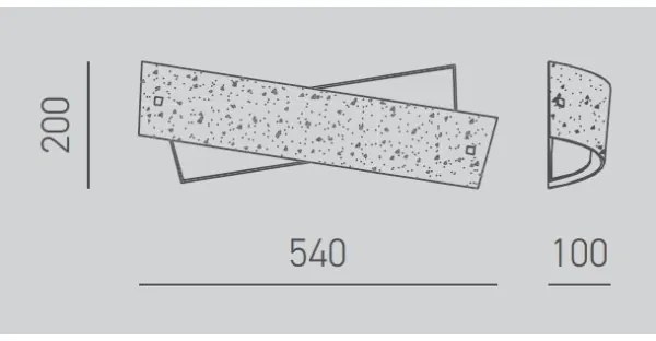 Gea Luce CAMILLA A M arg - Fali lámpa CAMILLA 4xE14/28W/230V 54 cm ezüst