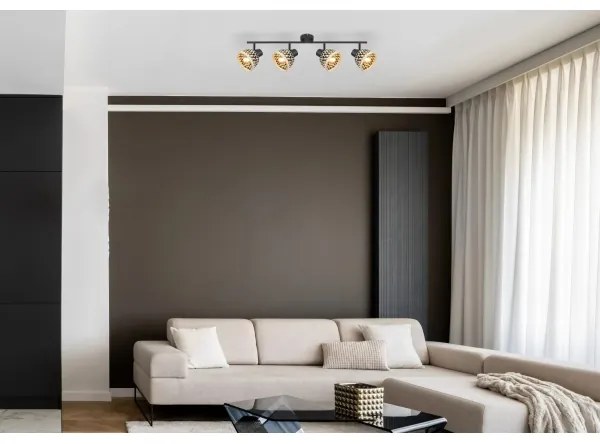 Globo 15767-4 - Spotlámpa COLLY 4xE27/15W/230V