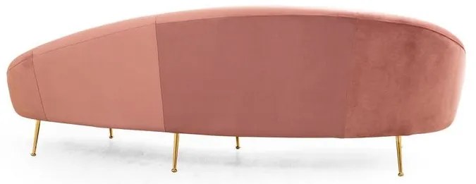 3 személyes kanapé Eses Balos - Pink