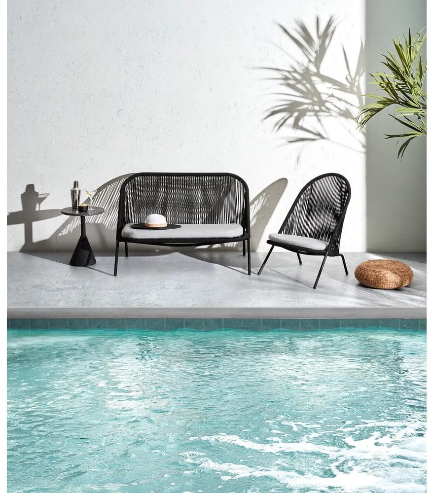 Kerek kerti kisasztal terrazzo asztallappal ø 40 cm Melano – Kave Home