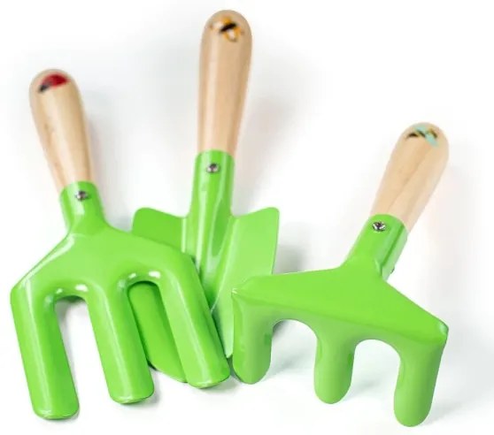 Bigjigs Toys - Kertészeti készlet egy ládában